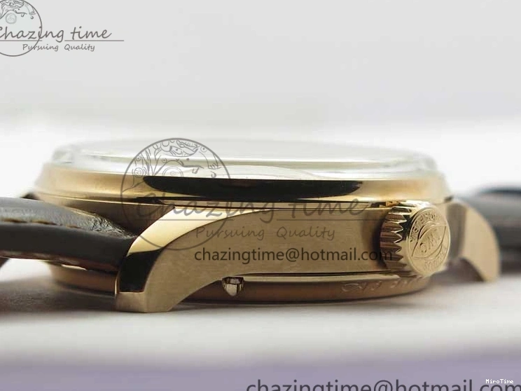 MIROTIME 0308 Compact Portugieser Perpetual Calendar IW503302 RG V9F 1:1 Best Edition White Dial on Brown Leather Strap A 7113